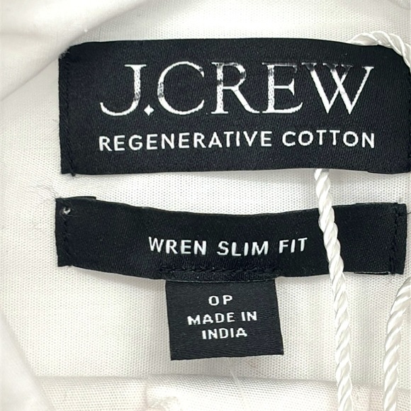J Crew Wren slim shirt in stretch cotton poplin size 0P NWT BY648 - Picture 8 of 12